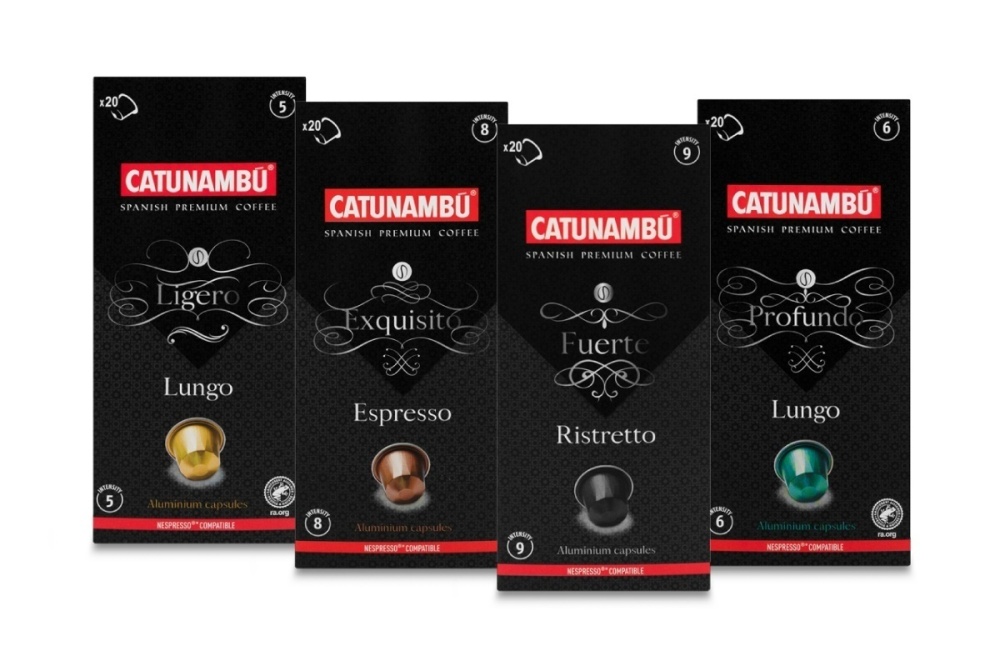 Impressie van het Catunambu Nespresso cups proefpakket 4 x 20 stuks