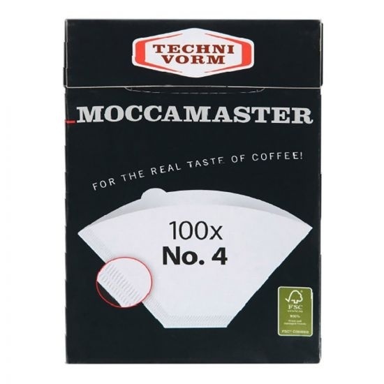 Moccamaster Filterpapier Wit maat 4