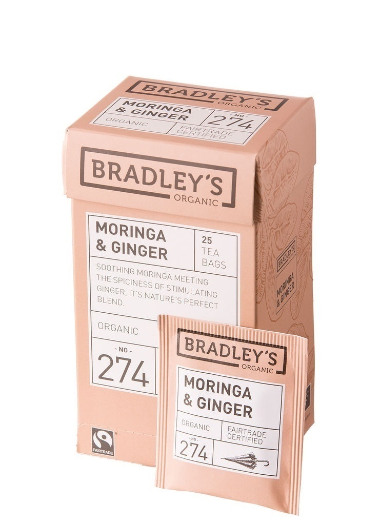 Moringa & Ginger Tea (274) - Bradley's