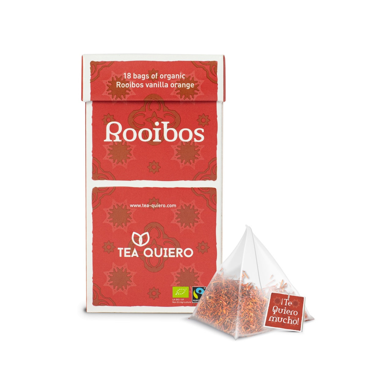 Rooibos Vanilla Orange Pyramids - Tea Quiero
