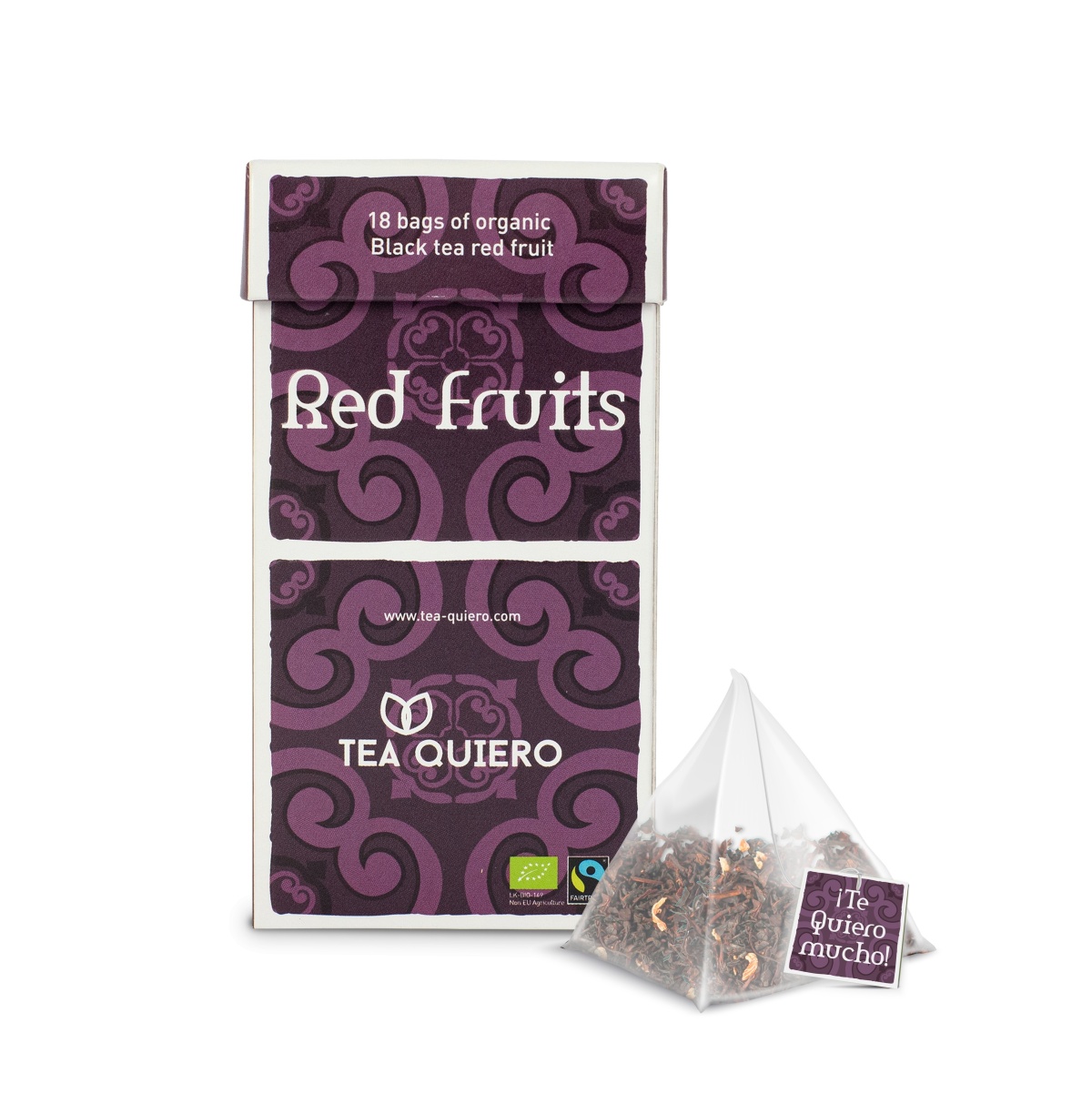 Red Fruits Black Tea Pyramids - Tea Quiero