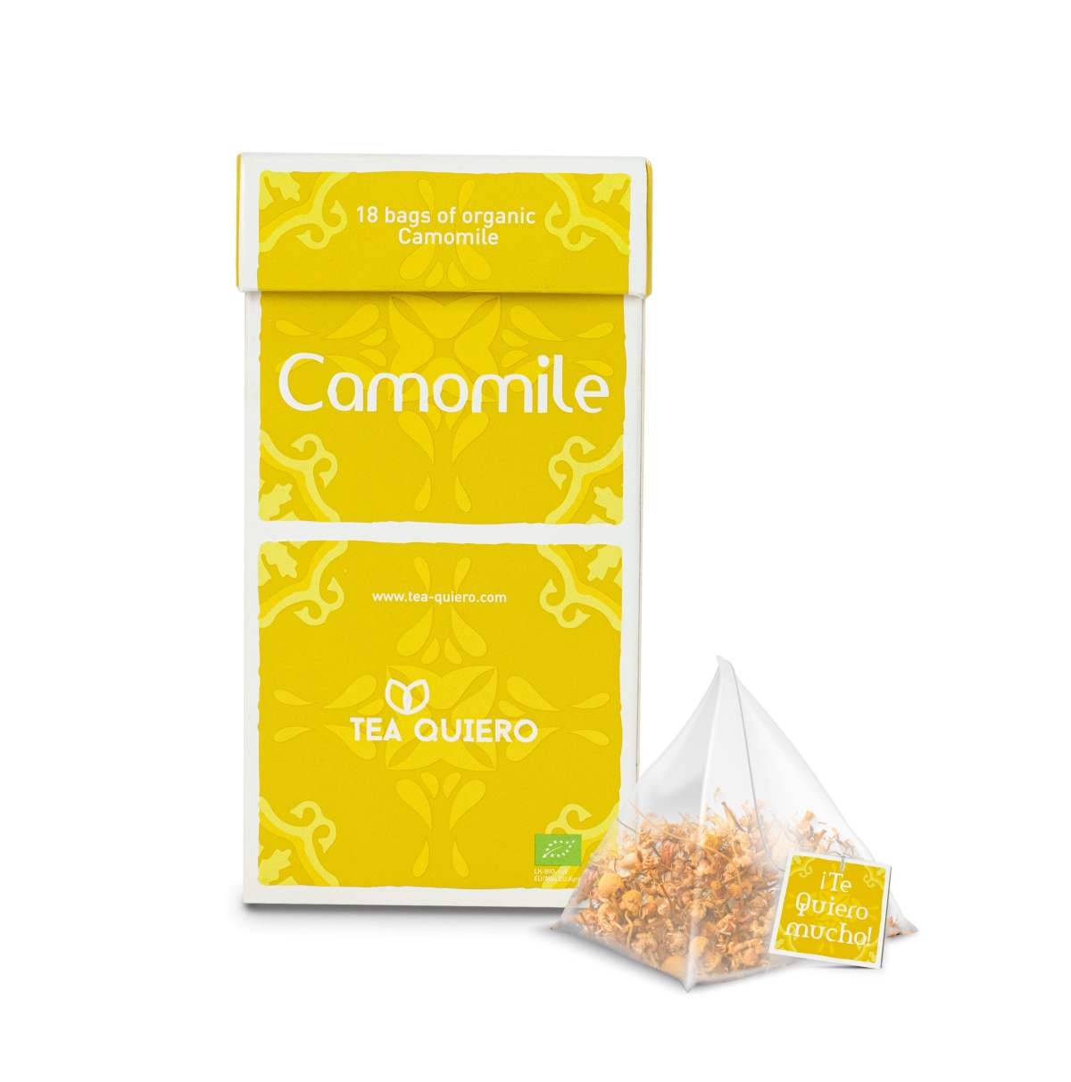 Camomile Pure Tea Pyramids - Tea Quiero
