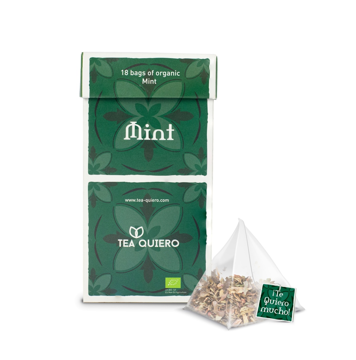 Mint Pure Tea Pyramids - Tea Quiero