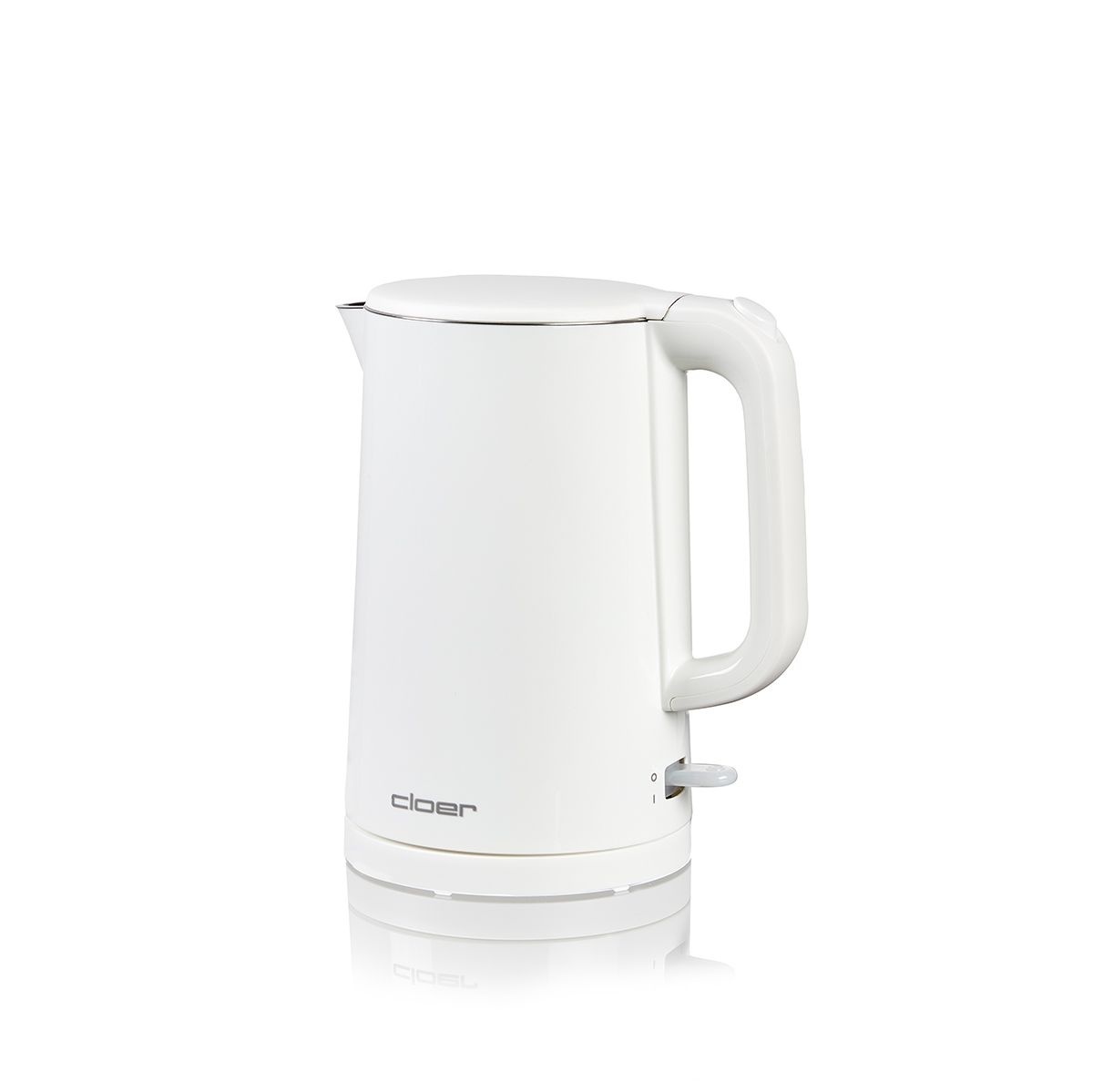 Cloer waterkoker 4321 dubbelwandig 1,5 liter - Wit