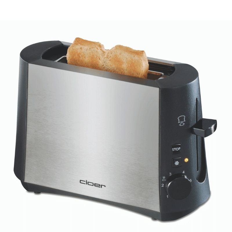 Cloer mini broodrooster 3890 voor 1 snede