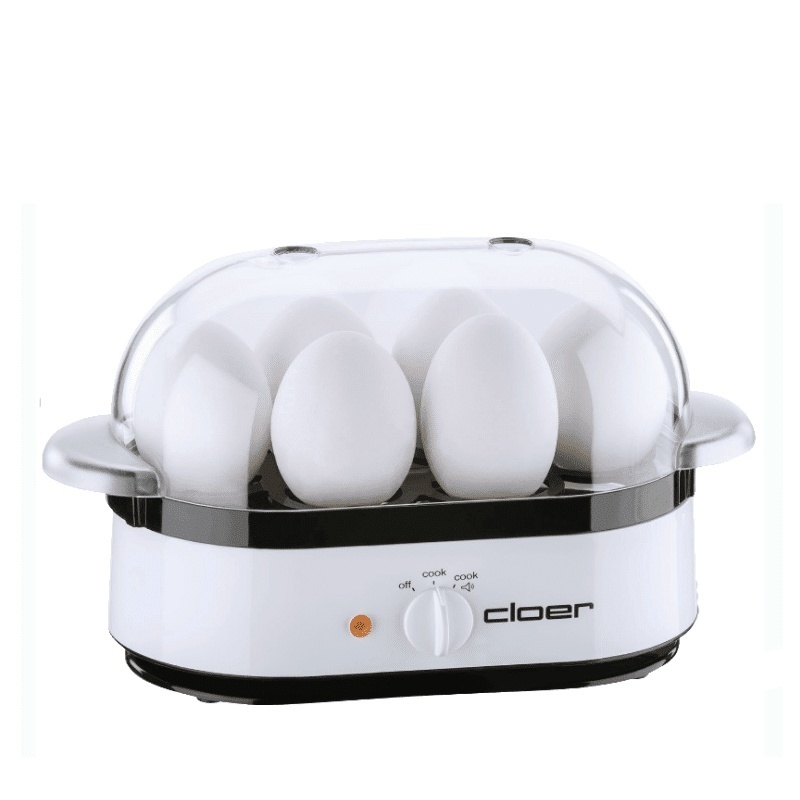 Cloer eierkoker 6081 voor 1-6 eieren - Wit