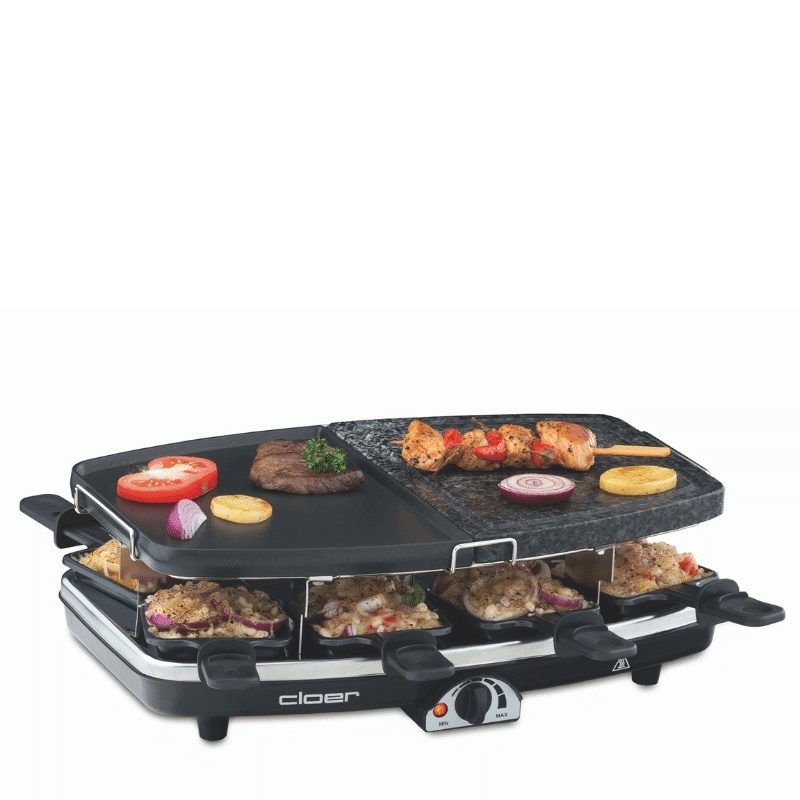 Cloer steengrill, plancha en raclette 6435
