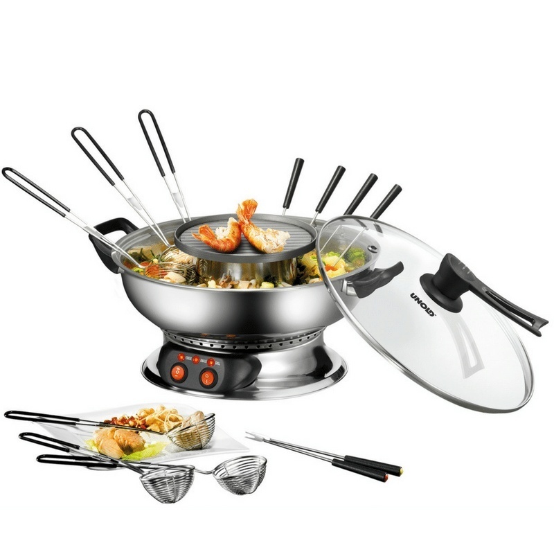 Unold Chinese fonduepan RVS 48746