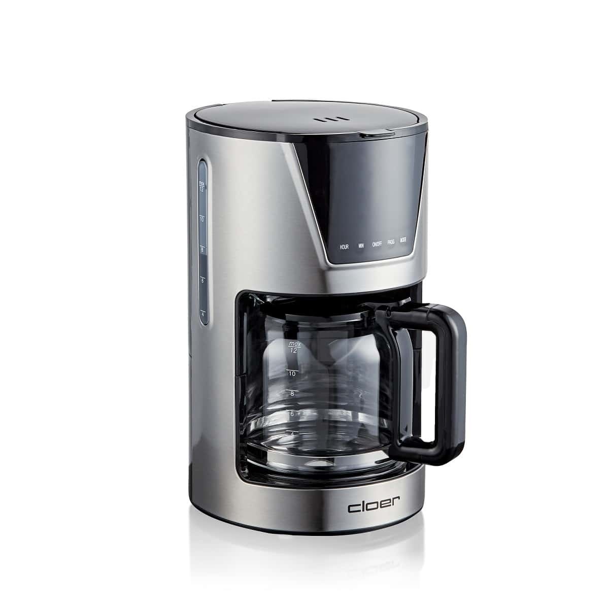 Cloer koffiezetapparaat 5257 met glazen kan (12 kopjes)